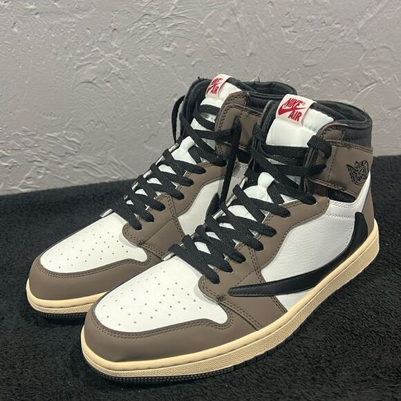 🔥🔥 NIKE Air Jordan 1 Travis Scott Cactus Jacks “REPS” Hi-Top Shoes - Never Worn - Picture 3 of 14